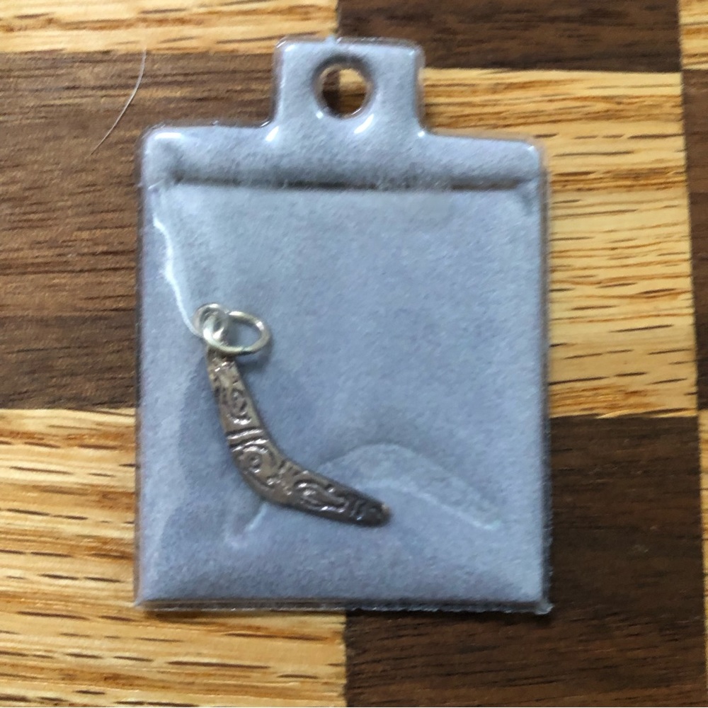 Boomerang Australian Charm - NEW in original packaging.  Very unique piece !